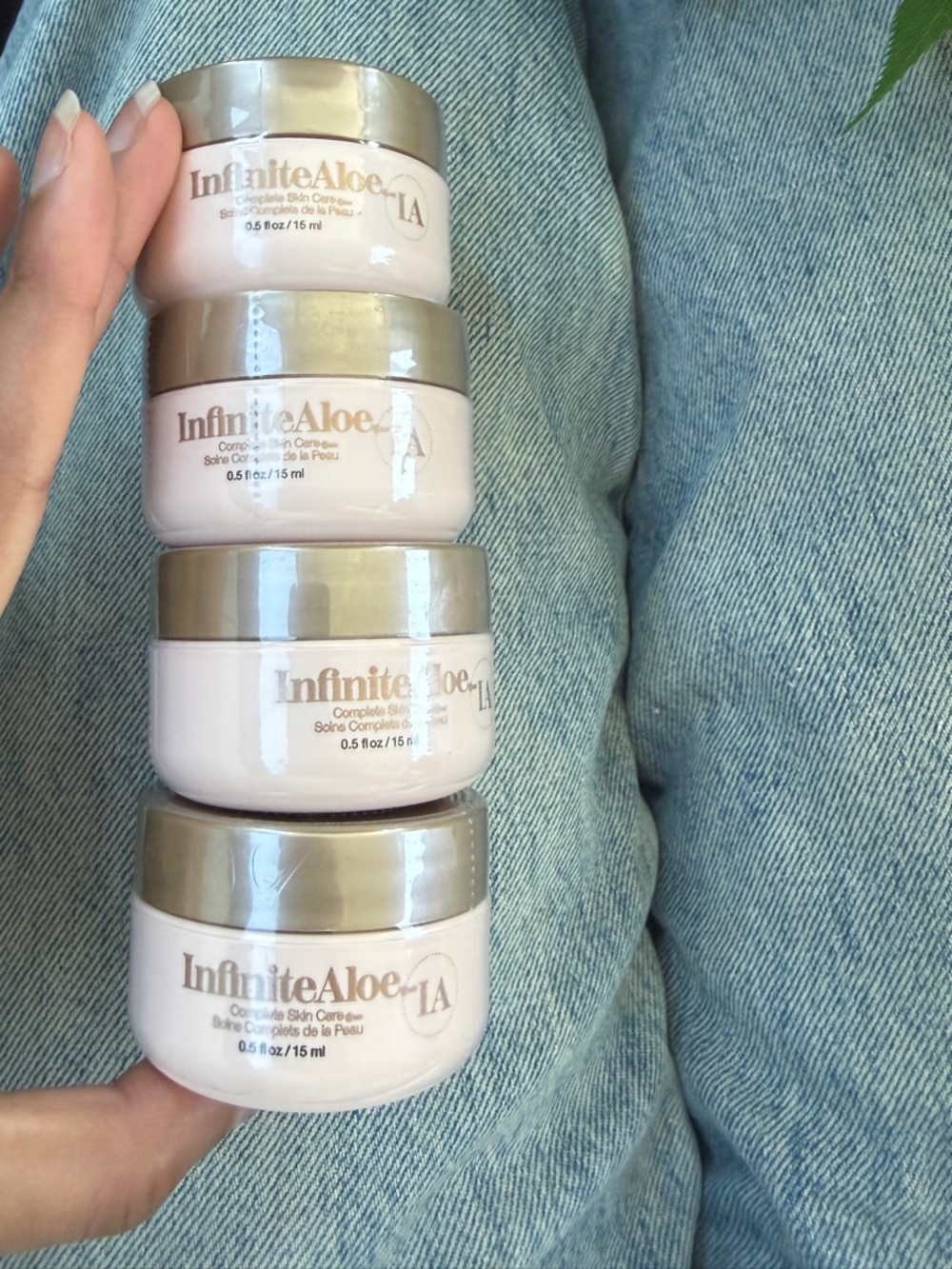 4 pcs NWT infinite aloe complete skin care
